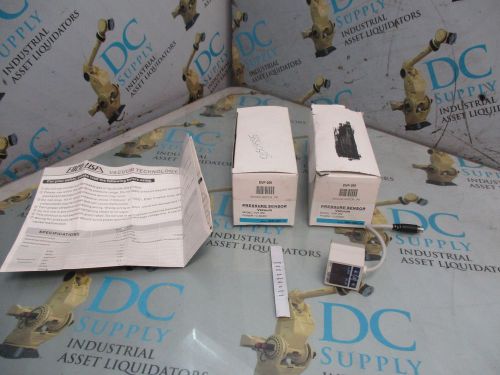 Edco dvp-200 12-24 vdc digital vacuum pressure sensor lot of 2 nib for sale