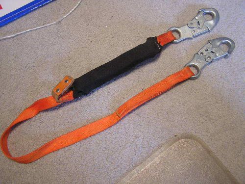 Bashlin 2004NWB-4HL Orange Stop Fall Restraint System Shock Absorbing Lanyard