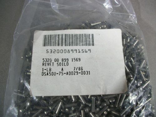 E.C.A. Etablissement 5320-00-899-1569 Stainless Rivets 1 lb Solid - NEW