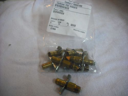 Drain petcock, brass, 1/8 npt male x 3/8 barb, 12660 for sale