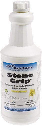 Slipdoctors stone grip anti-slip floor treatment, 1qt bottle, yellow for sale