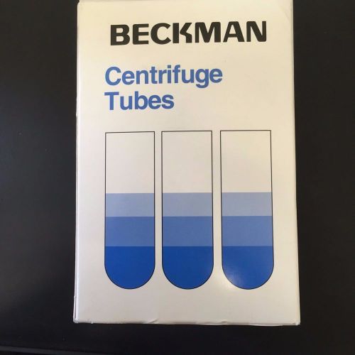 NEW Beckman 355622 Centrifuge Tubes (6 Tubes) 1.5&#034; x 4&#034; 70ml