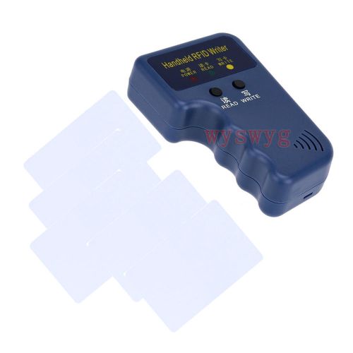 Upgrade 125KHz H/E 2in1 Card Fob Copier Duplicator Free 5 Writable Clone Card