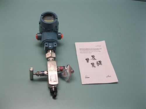 Rosemount 2051 tg 5a 2b21as5e5m4a1037 hart transmitter w/ manifold new e2 (2038) for sale