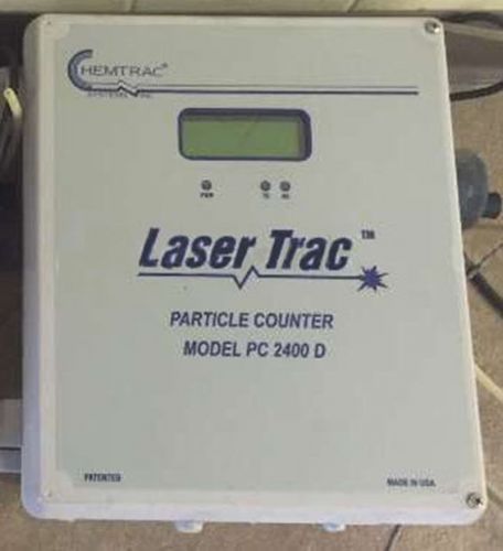 Chemtrac PC2400D LaserTrac Digital Online Particle Counter w/ Weir Assembly
