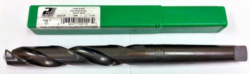 1-1/4&#034; TAPER SHANK HSS DRILL, 7-7/8&#034; LOF, 13-1/2&#034; OAL, PTD 209, 20116, #4 MTS