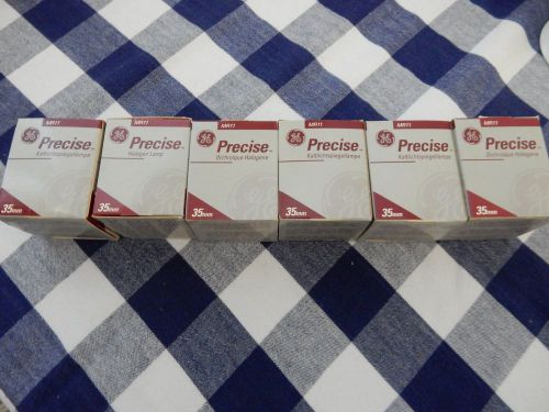 lot of 6  GE MR11  PRECISE HALOGEN LAMP BULB 35mm 35 Watt 2-Pin Base *NEW* 120V