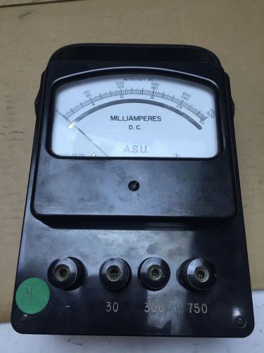 METERCRAFT ELECTRICAL TEST INSTRUMENT MILLIAMPERES MODEL PD 441 DC METER (1)