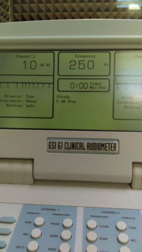 GSI-61 Clinical Audiometer, all new accessories, includes GSI Suite Software
