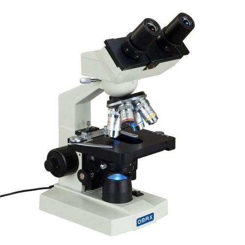 Omax 40x-2500x lab binocular biological compound led microscope with 3d mecha... for sale