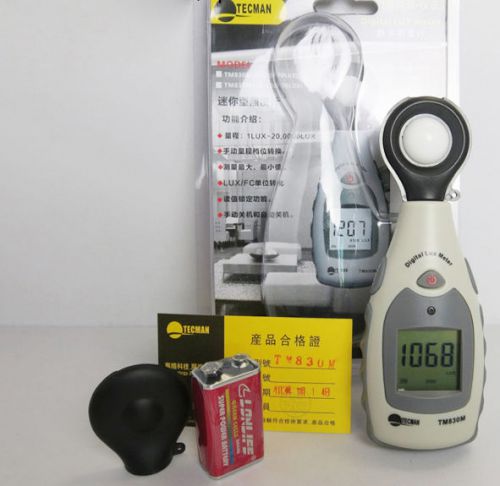 Digital Illuminance Meter MINI TM830M Lux Meter Measuring Luminosity, Brightness