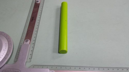 1&#034; dia. x 10&#034; long urethane / polyurethane 75 d green rod p/n 11540 for sale