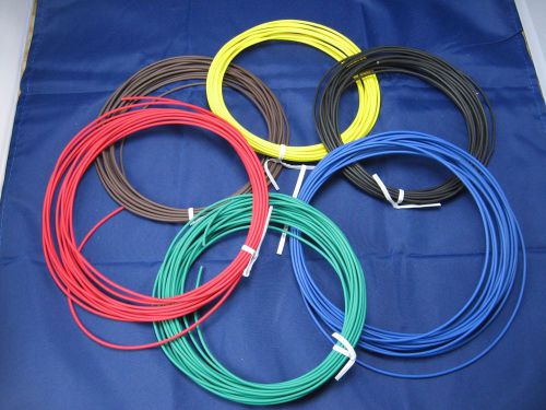 Automotive wire - pack of 6 colors, 20 awg, sxl, 25ft x 6 = 150ft for sale