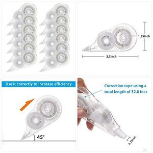 WeLiu Correction Tape, 12-Pack