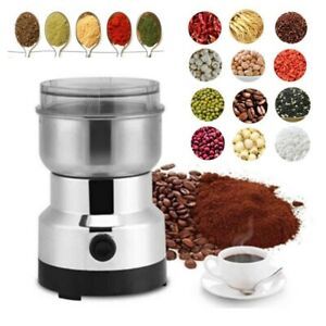 Coffee Grinder Electric Bean Nut Seed Herb Grind Spice Mill Blender Crusher 220V