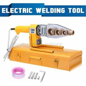 1000W Electric Pipe Welding Machine Heating Tool Head Set PPR PB PE Plastic  US