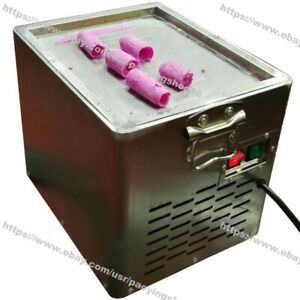 Home Electric Fry Pan Ice Cream Rolled Fried Ice Cream Yogurt Roll Machine Maker