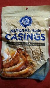 Natural Hog Casings for Sausage by Oversea Casing 8 oz. BB 10/ 2022