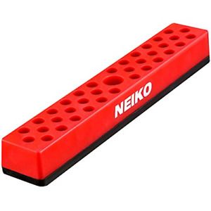 Neiko 02449A Hex Bit Holder Rack with Strong Magnetic Base, 37 Hole Organizer |