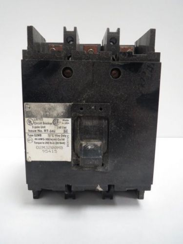 SQUARE D Q2M3200MB MOLDED CASE 3P 200A 240V-AC CIRCUIT BREAKER B205514