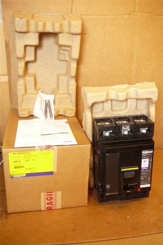 NEW SQUARE D 3 POLE 400 AMP POWERPACT CIRCUIT BREAKER MODEL MJ400 MJL36400AASKLU