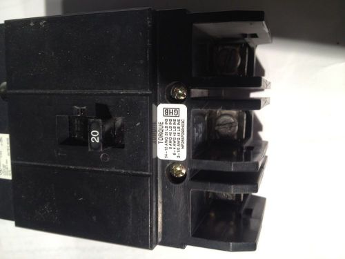 Cutler hammer circuit breaker 20 amp 480v 3 pole ghb3020 for sale