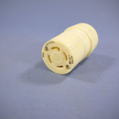 Bryant Twist Locking Connector Plug NEMA L14-30R 30A 125/250V Bulk 71430NC