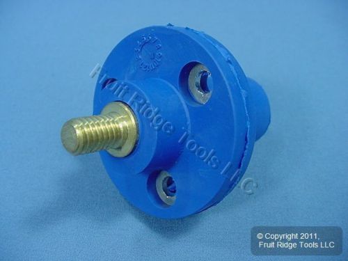 Leviton Blue ECT 15 Series Threaded Stud Cam Plug Receptacle 125A 600V 15R21-B