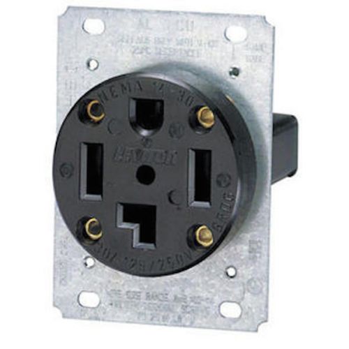 Leviton straight blade flush receptacle 30a 125/250v