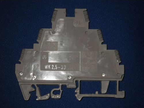 LOT OF 2 WIELAND WK-2.5-3D/U  TERMINAL BLOCKS, NEW