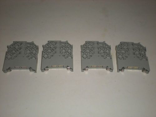 (LOT OF 4) ALLEN BRADLEY 1492-EAHJ35 1492 EAHJ35 END ANCHOR TERMINAL BLOCK NEW