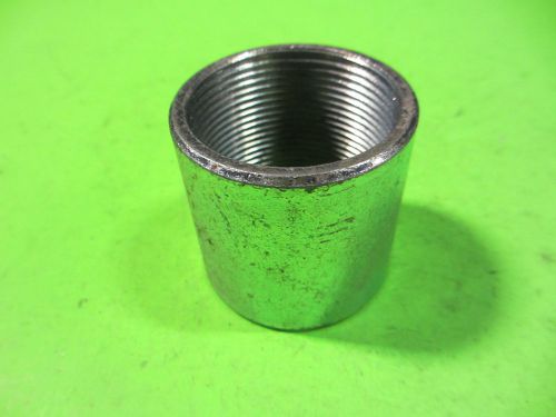 1-1/2&#034; Galvanized Steel Conduit Coupling (Lot of 25)