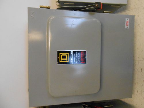 SQUARE D HU661RWK 30 AMP 600 VOLT HD SAFETY SWITCH NEMA 3R DISCONNECT