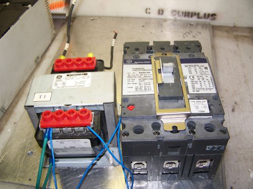 GE SPECTRA SEHA36AT0150 CIRCUIT BREAKER &amp; TRANSFORMER 150 AMP PLUG