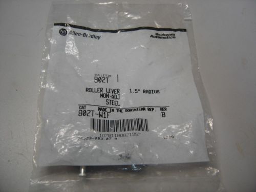 Allen bradley 802t-w1f steel roller lever arm 1.5&#034; radius non-adj series b nib for sale