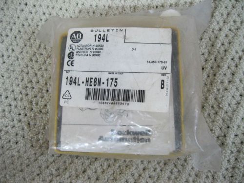 194L-HE8N-175 ALLEN BRADLEY IEC LOAD SWITCH ACTUATOR 194LHE8N175