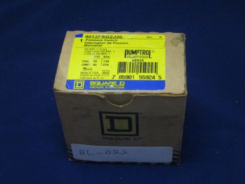 Square D, Pressure Switch 9013FSG2J20, Series B