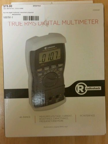 NEW RADIO SHACK TRUE RMS DIGITAL MULTIMETER  NEW. Free Shipping!!!