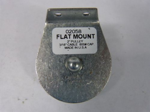 Block 02058-2 Flat-Mount Pulley 600lbs ! NEW !