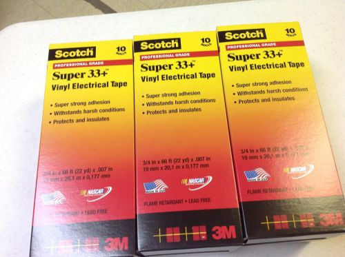 30 Scotch Super 33+ Vinyl Electrical Tape, 3/4 x 66 ft