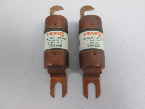 LOT 2 NEW BRUSH FUSES ECK175 72VDC 175A AMP FORKLIFT FUSE D256100