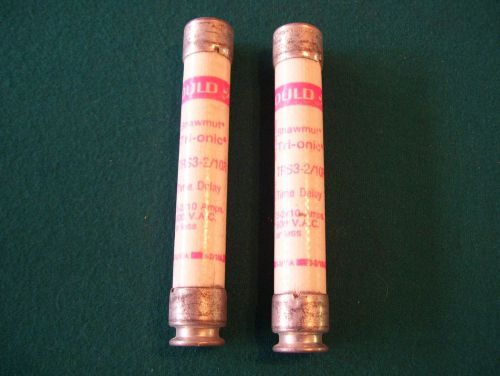 Two - trs 3 2/10 r gould fuses - new old stock for sale