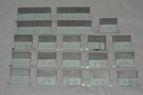 Lot of 20 Large Aluminum Heat Sinks For LED Art Hobby Craft Steampunk FREE SHIP