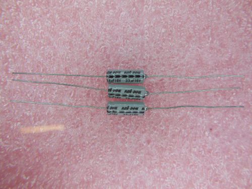 200 PCS ADI PPE AE336T16 33UF 16VOLT AXIAL CAPACITOR