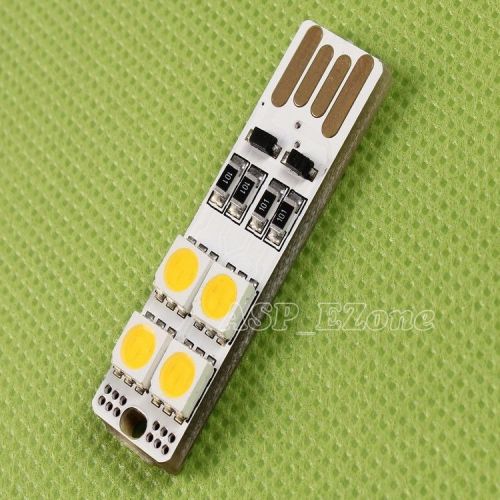 ICSI006B USB Light Board Warm White 5050 SMD LED Double-Sided USB Interface