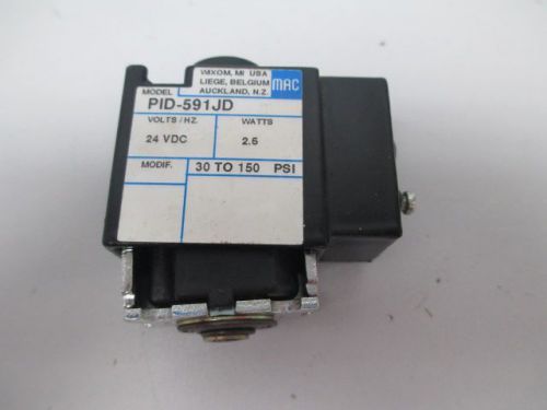 MAC PID-591JD 24V-DC COIL SOLENOID VALVE REPLACEMENT PART D258183