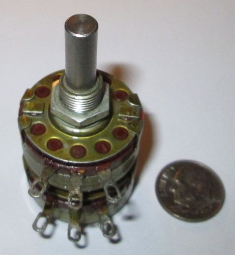 100-1000 OHM DUAL ALLEN-BRADLEY TYPE J 2 WATT POTENTIOMETER  1 PCS.  REFURBISHED