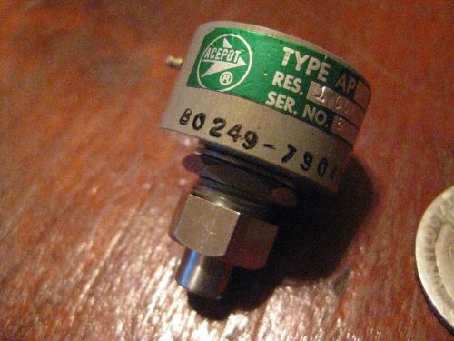 3 pcs. Acepot Variable Resistor AP09-C321 New htf Orig. analog electronics 1969