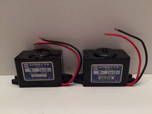 (2) NEW! MATSUSHITA BUZZERS EB2112 12 VDC 35 MA