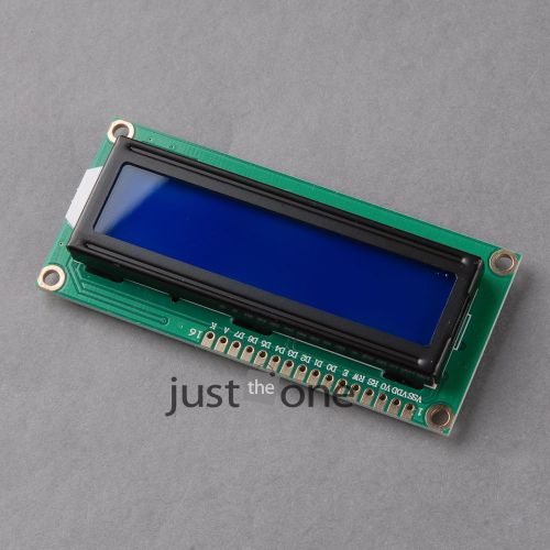 1PCS 1602 16x2 HD44780 Character LCD Display Module LCM Blue Color Blacklight